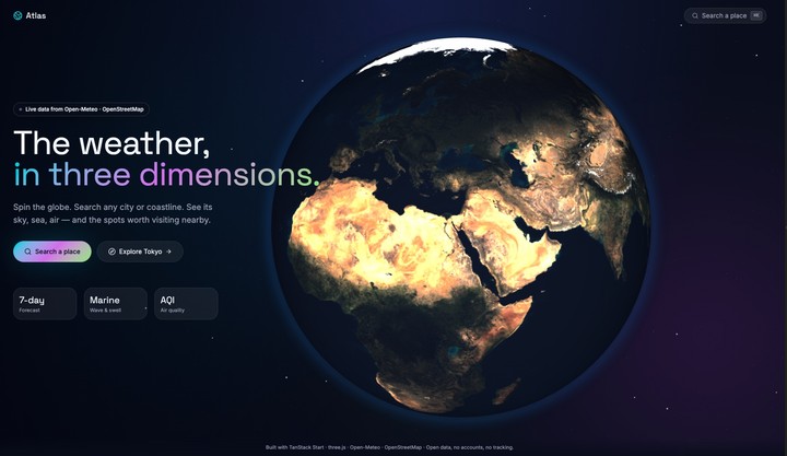 Atlas screenshot